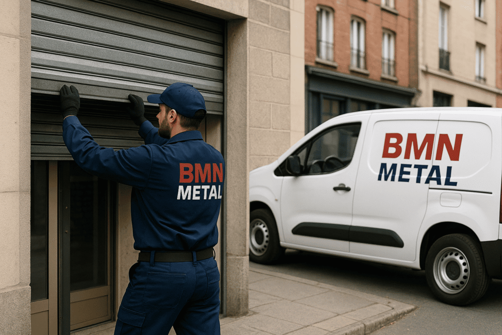 Réparation rideau métallique